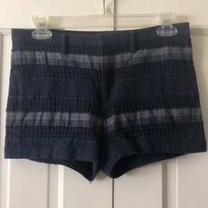 Madewell Blue Textured Shorts